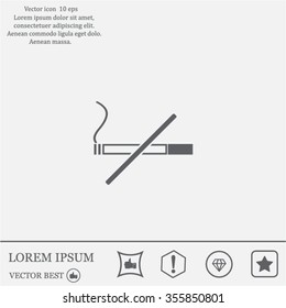 No smoking sign vector