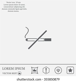 No smoking sign vector