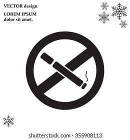 No smoking sign vector