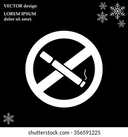No smoking sign vector