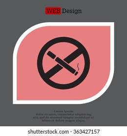 No smoking sign vector