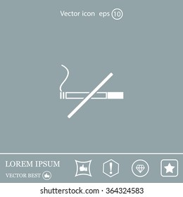 No smoking sign vector
