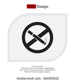 No smoking sign vector