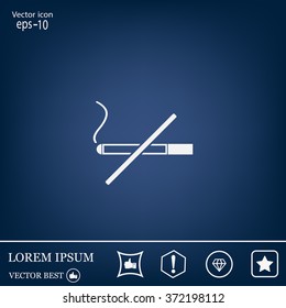 No smoking sign vector