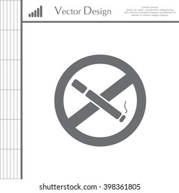 No smoking sign vector