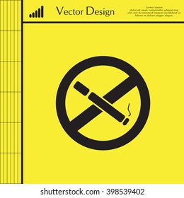 No smoking sign vector