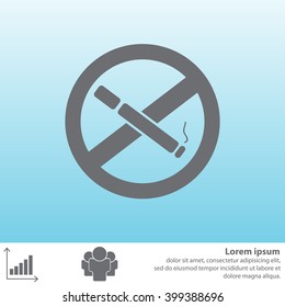 No smoking sign vector