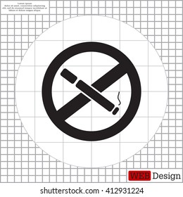 No smoking sign vector