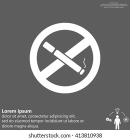 No smoking sign vector