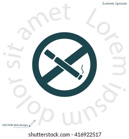 No smoking sign vector