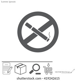 No smoking sign vector
