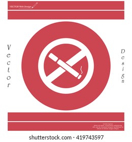 No smoking sign vector
