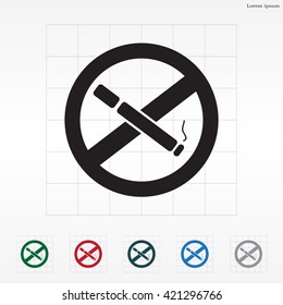 No smoking sign vector