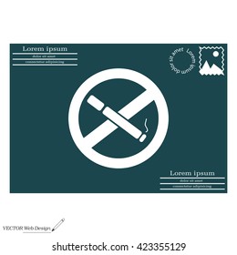 No smoking sign vector