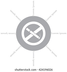 No smoking sign vector