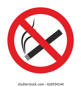 no smoking sign vector