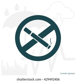 No smoking sign vector