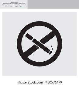 No smoking sign vector