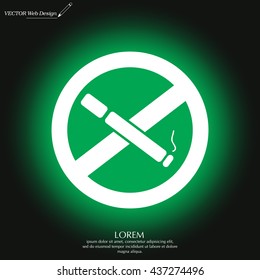 No smoking sign vector