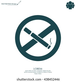 No smoking sign vector