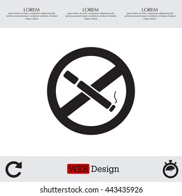 No smoking sign vector