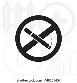 No smoking sign vector