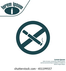 No smoking sign vector