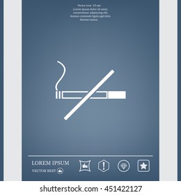 No smoking sign vector