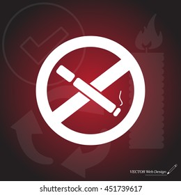 No smoking sign vector