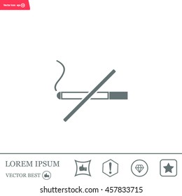 No smoking sign vector