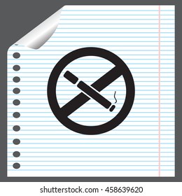 No smoking sign vector