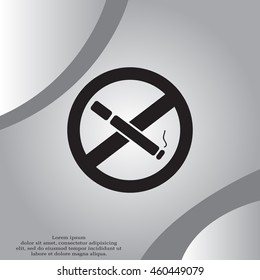 No smoking sign vector