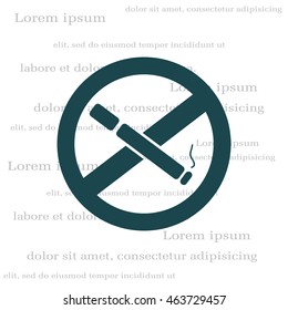 No smoking sign vector