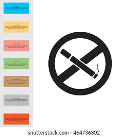 No smoking sign vector