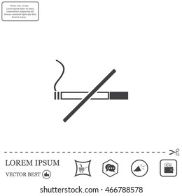 No smoking sign vector