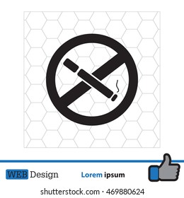 No smoking sign vector