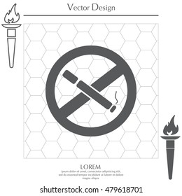 No smoking sign vector