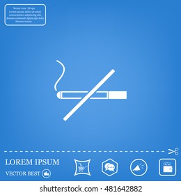 No smoking sign vector