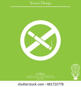 No smoking sign vector