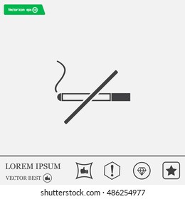 No smoking sign vector