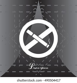 No smoking sign vector