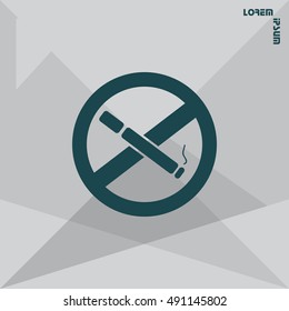 No smoking sign vector