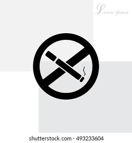 No smoking sign vector