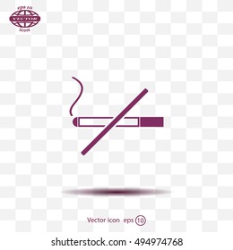 No smoking sign vector