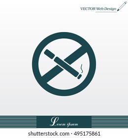 No smoking sign vector