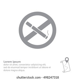 No smoking sign vector