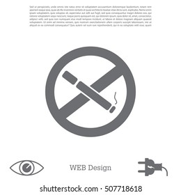 No smoking sign vector