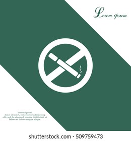 No smoking sign vector