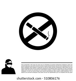 No smoking sign vector