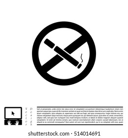 No smoking sign vector